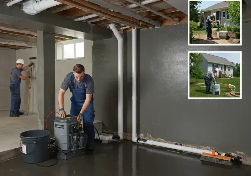 Basement Waterproofing and Flood Prevention process in DeKalb, IL